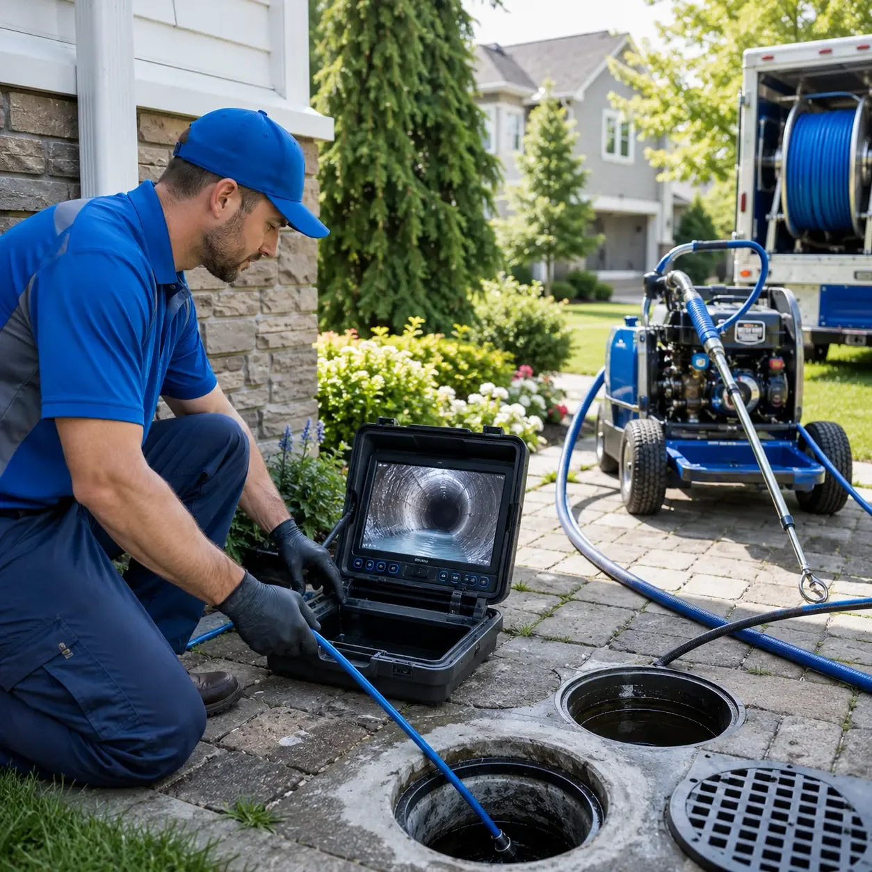 Outdoor drain cleaning professionals serving Maynard, MA